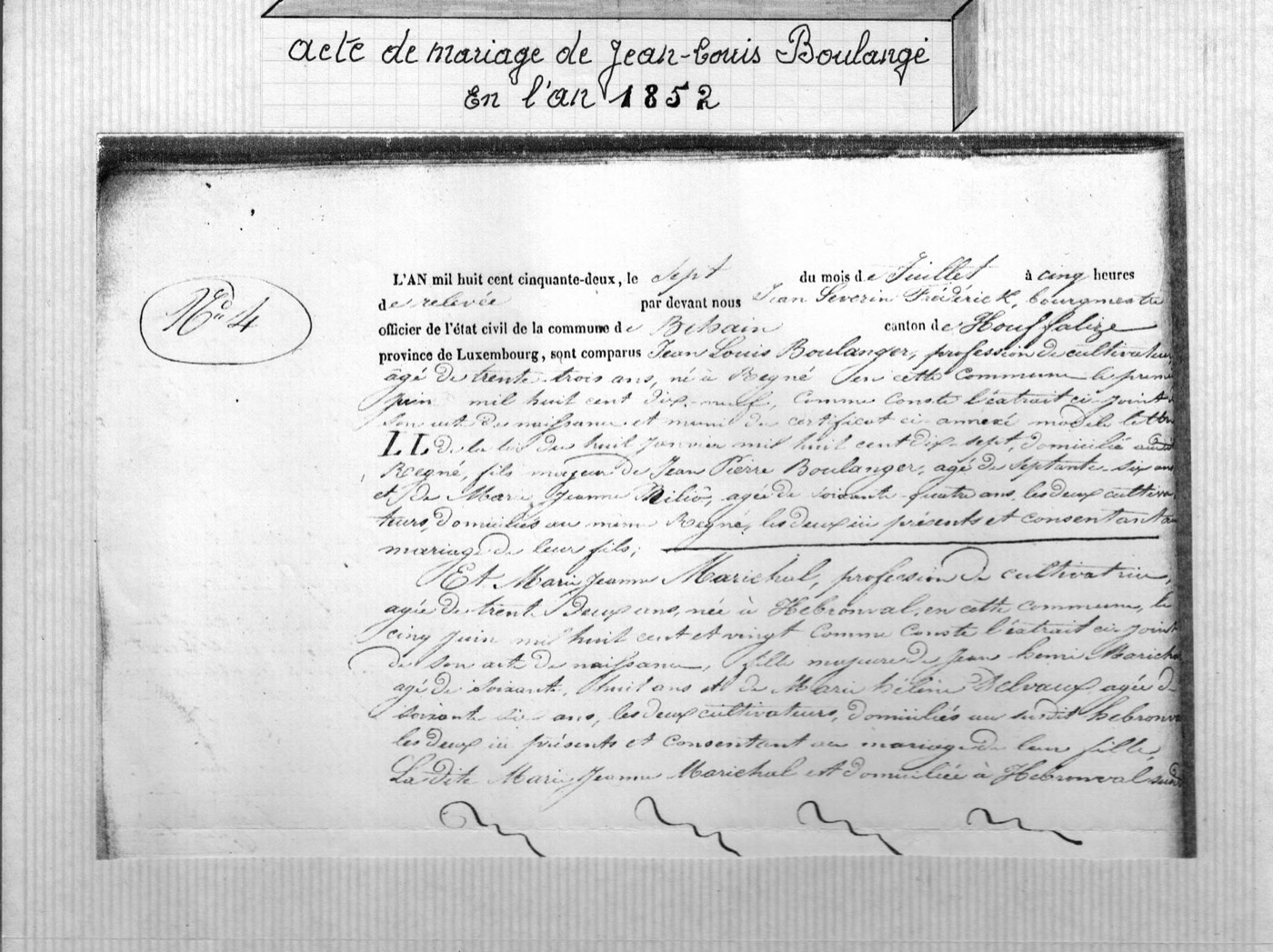 Arbre généalogique Boulangé — page 2