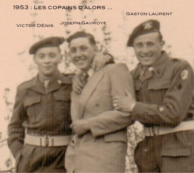 Victor Denis, Joseph Gavroye et Gaston Laurent — les amis d'alors