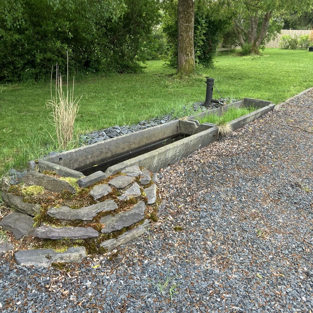 Fontaine A de Regné — bac, vue 1